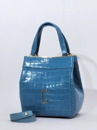 Мини-шоппер Gironacci gir3430 rico lux/vitello marine/marine