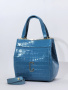 Мини-шоппер Gironacci gir3430 rico lux/vitello marine/marine