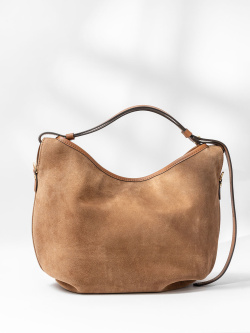 Сумка-хобо Loristella Ingrid ls2770 camoscio cuoio/pigna