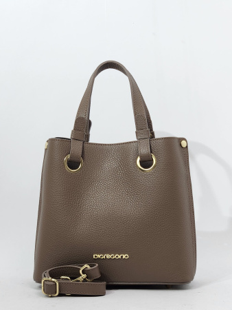 Мини-шоппер Di Gregorio gr8906P vitello taupe oro