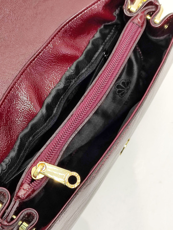 Сумка-багет Di Gregorio gr8745 naplak bordo oro