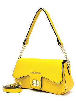 Сумка-багет Di Gregorio gr8836N vitello giallo oro