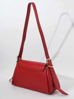 Сумка-багет Di Gregorio gr9014 vitello rosso oro