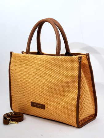 Шоппер Sara Burglar sb2314 dollaro/raffia arancio