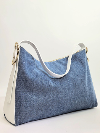 Сумка-хобо Ripani Adele rp7381JH 00227 blu/bianco
