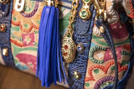 Сумка-боулер Marino Orlandi mo3811P fiora/pelo blu