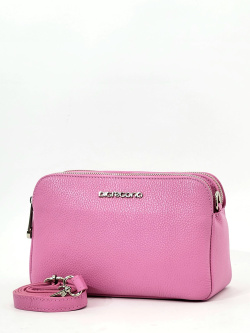 Сумка-багет Di Gregorio gr8798 vitello pink argento
