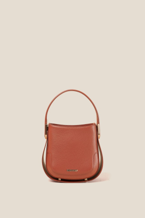 Мини-седло Gironacci gir3153 vitello/calf ginger/cuoio