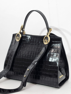 Сумка-тоут Gironacci gir2512 rico lux/vitello nero/nero