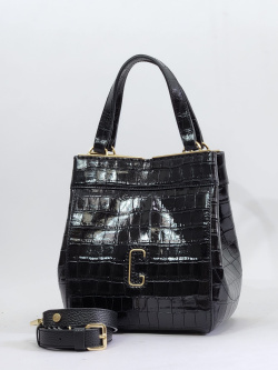 Мини-шоппер Gironacci gir3430 rico lux/vitello nero/nero