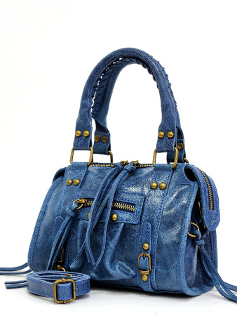 Мини-боулер Steffalini st5026 vitello/laminato blue jeans