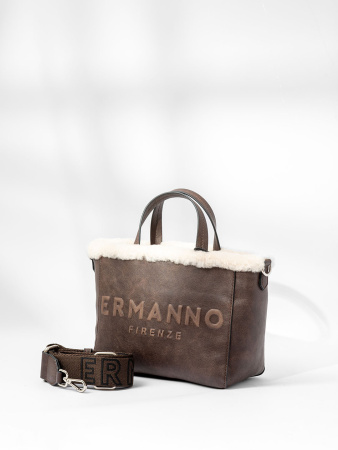 Мини-тоут Ermanno Scervino Vanessa Fur sce12401989 t.moro