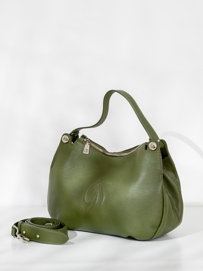 Сумка-хобо Gilda Tonelli gt1788 vitello dollaro verde