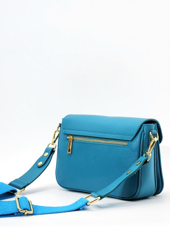 Мини-сумка Steffalini st0612 vitello turchese