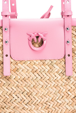 Шоппер Pinko Love Summer 4APDB103324A1RL rosa