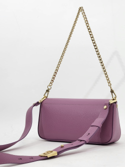 Сумка-багет Gironacci gir2290 vitello/calf orchidea/cuoio