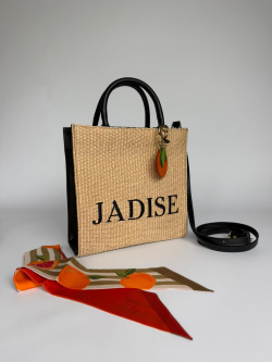 Шоппер Jadise Aurea Paglia jdsB130 T425 C1 naturale/nero