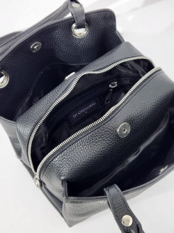 Сумка-тоут Di Gregorio gr2986 vitello nero argento