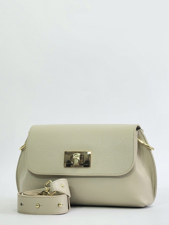 Сумка-багет Di Gregorio gr821 vitello beige oro