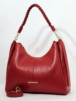 Сумка-тоут Di Gregorio gr9016 vitello rosso oro
