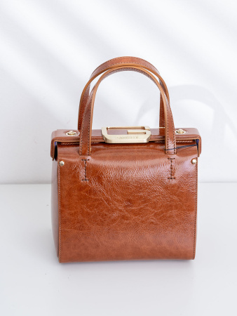 Саквояж Gironacci gir2241 naplak/calf bruciato/viola