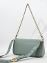 Сумка-багет Gironacci gir2290 vitello/calf giada/cuoio